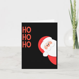 Cartão Papai Noel Hooho Natal Ano Novo Homens Criança de