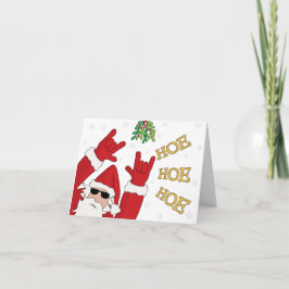 Cartão Papai Noel Mau