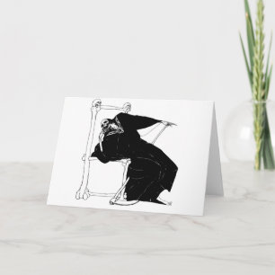 Cartão Papai noel Muerte (Ceifador mexicano)