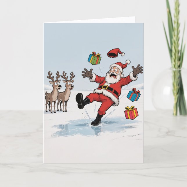 Cartão Papai Noel na Cordabamba (Frente)