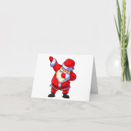 Cartão Papai noel Rock