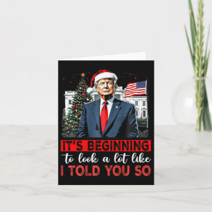 Cartão Papai Noel Trump Está Começando a Parecer Muito Co