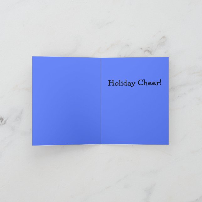 Cartão Papai Noel Vestido Como Papai Noel (Interior)