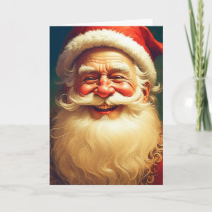 Cartão Papai Noel Vitoriano Antigo