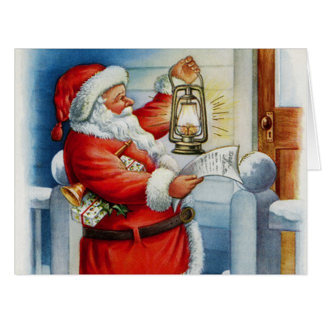 Cartão Papais noeis 001 (Frente horizontal)