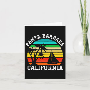 Cartão Papais noeis Barbara California Shirts com a famíl
