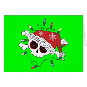 Cartão Papais noeis - Caveira