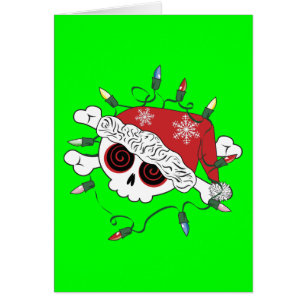 Cartão Papais noeis - Caveira