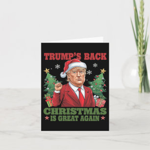 Cartão Papais noeis Dança de Trump Tornem o Excelente de