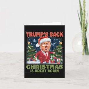 Cartão Papais noeis Dança de Trump Tornem o Excelente de