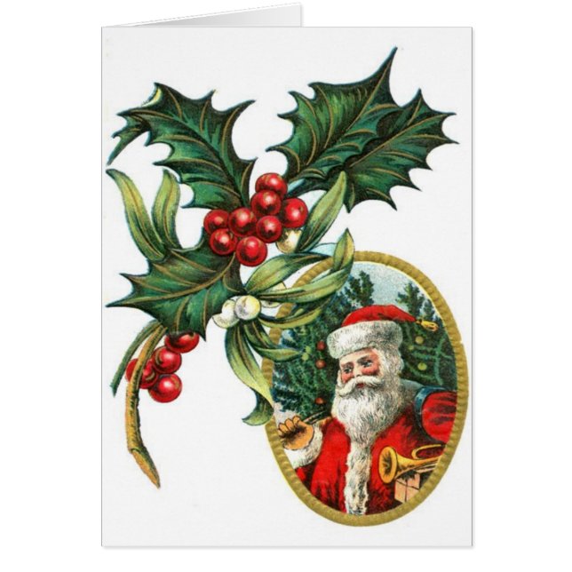 Cartão Papais noeis de Natal (Frente)