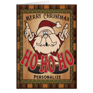 Cartão Papais noeis de Natal