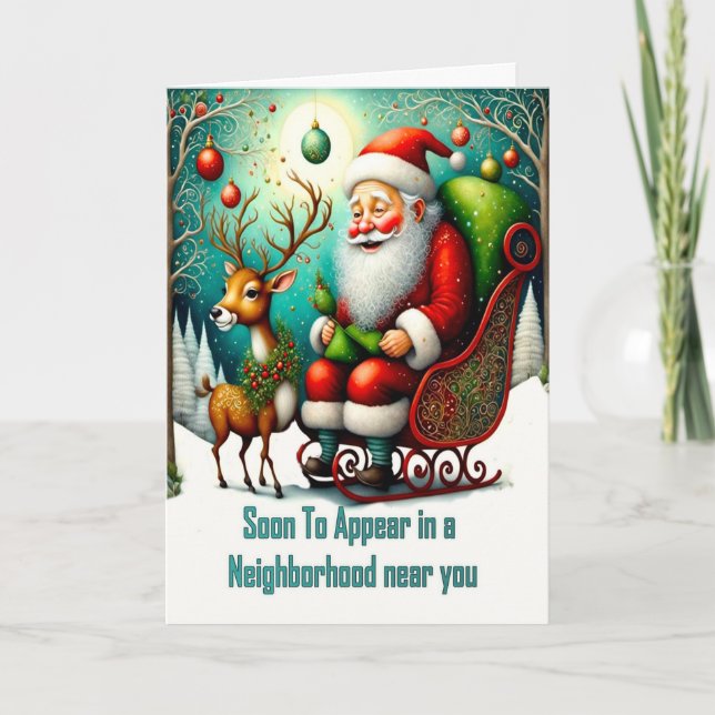 Cartão Papais noeis deste Natal (Frente)