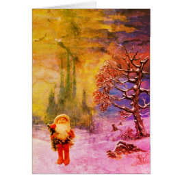 Cartão PAPAIS NOEIS DOS GNOMES Natal