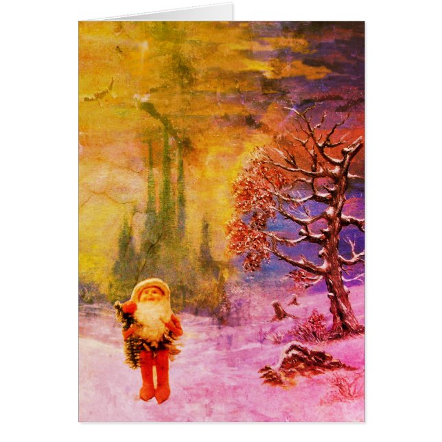 Cartão PAPAIS NOEIS DOS GNOMES Natal (Frente)