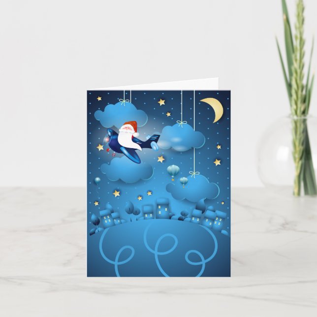 Cartão Papais noeis estão chegando (Frente)