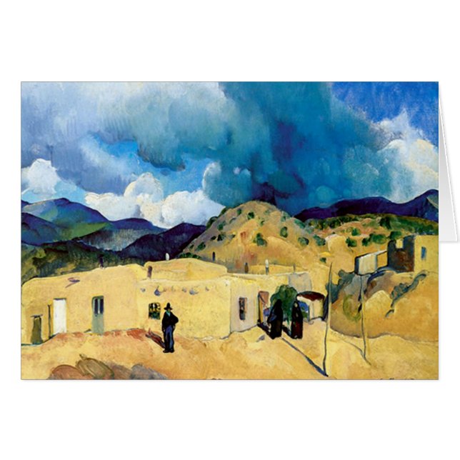 Cartão Papais noeis Fe Colinas (Frente Horizontal)