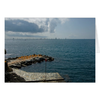 Cartão Papais noeis Margherita, Liguria, Itália