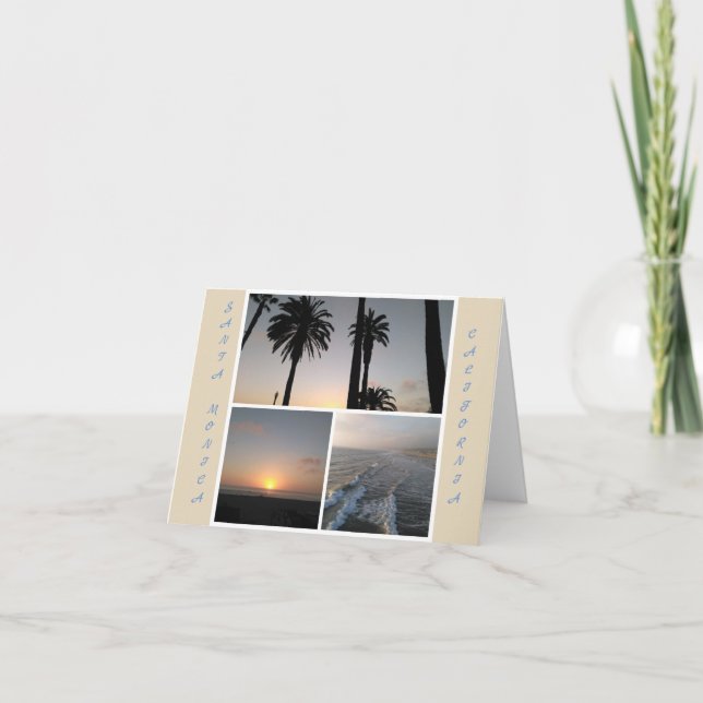 Cartão Papais noeis Monica Notecard (Frente)