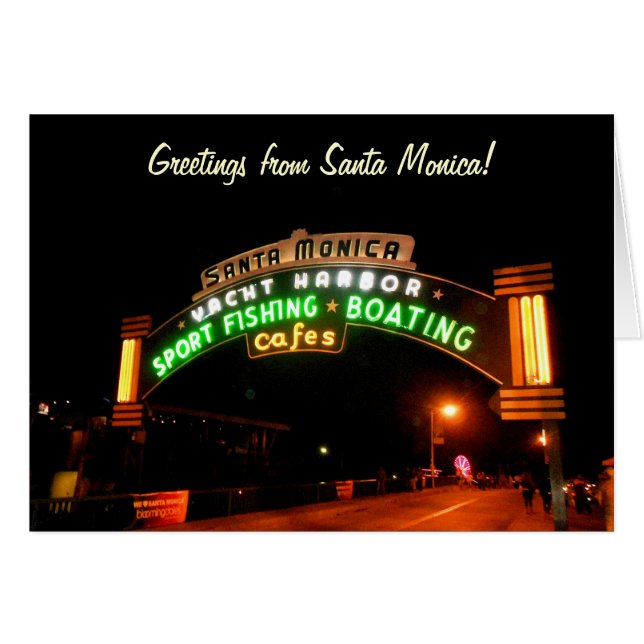 Cartão Papais noeis Monica Pier (Frente Horizontal)