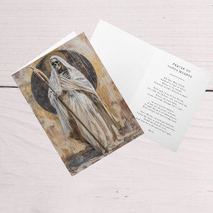 Cartão Papais noeis Muerte Orientação Divina e Oração de 