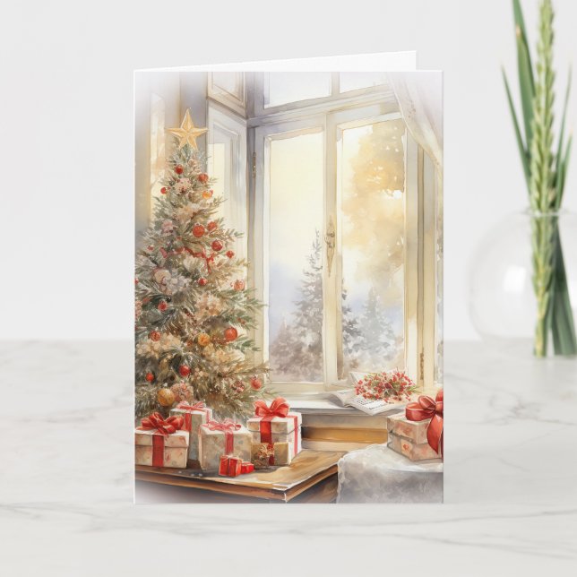 Cartão Papais noeis Secretos Feliz Natal (Frente)