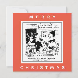 Cartão Papais noeis Telefônicos em Doença para o seu Work