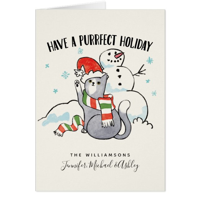 Cartão Papais noeis | Tem Feriado Puro (Frente)