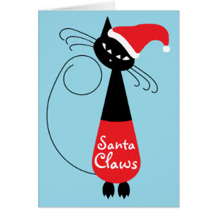 Cartão Papais noeis viciam Natal