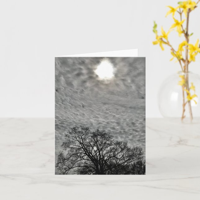 Cartão papel de carta, todas as ocasiões, um céu incrível (Flor Amarela)