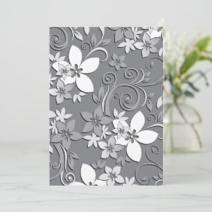Cartão Papel de parede de flores 2