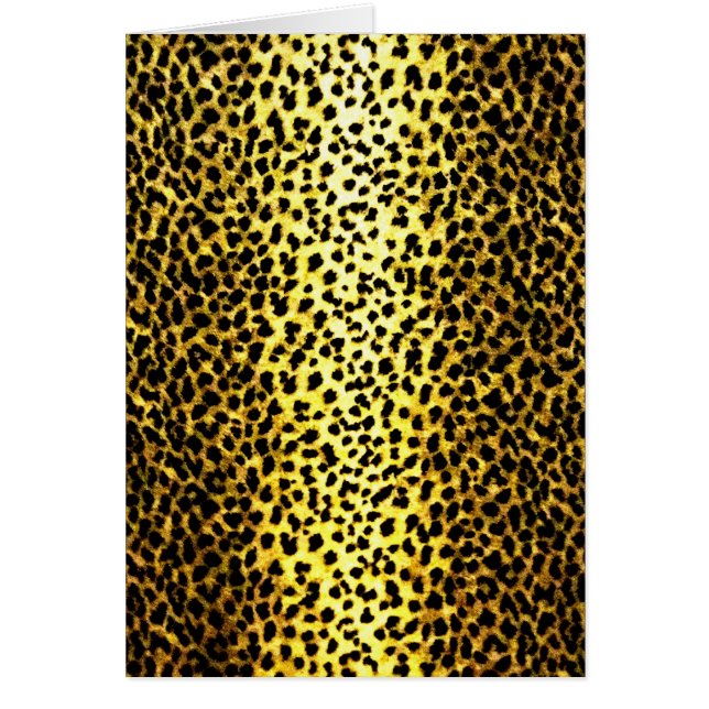 Cartão Papel de parede Leopardo (Frente)