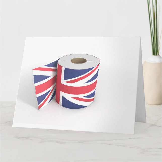 Cartão Papel higiênico do Reino Unido (Frente)