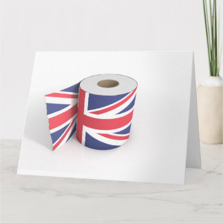 Cartão Papel higiênico do Reino Unido