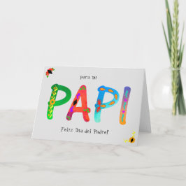 Cartão PAPI Bold Geometric Boho Father’s Day