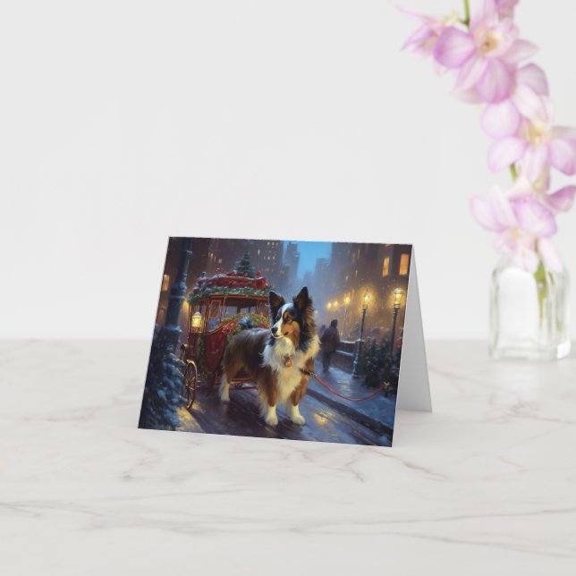 Cartão Papillon Christmas Fesason Season (Orquídea)