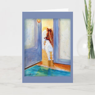 Cartão Papillon Dog Greeting Cards