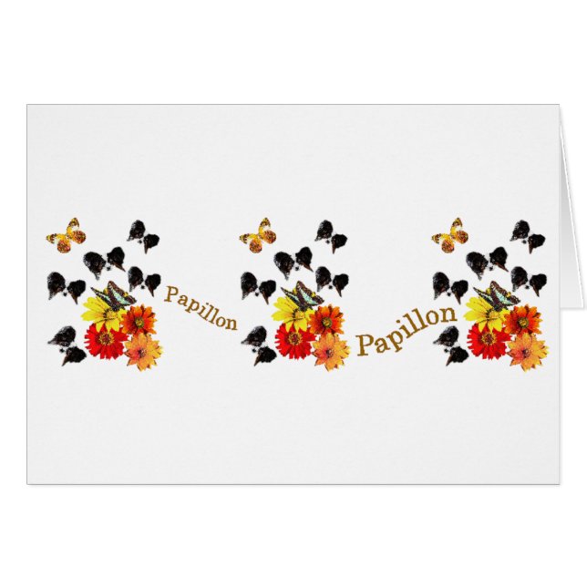 Cartão Papillon Lovers Gifts (Frente Horizontal)