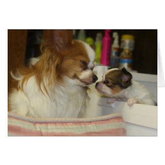 Cartão Papillon Mãe e Bebê