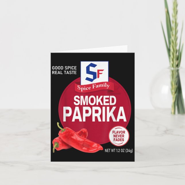 Cartão Paprika Sce Group Family Matching Halloween Outfit (Frente)