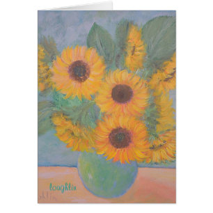 Cartão Paquaria Girassóis