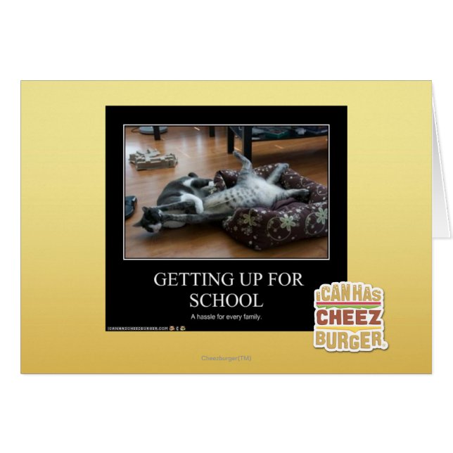 Cartão Para A Escola (Frente Horizontal)