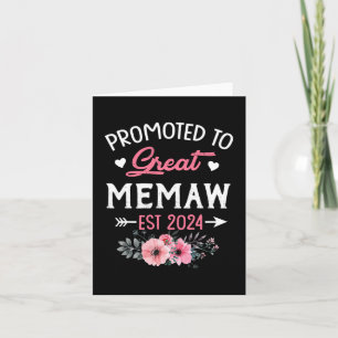 Cartão Para a Grande Memaw Est 2024 Flor