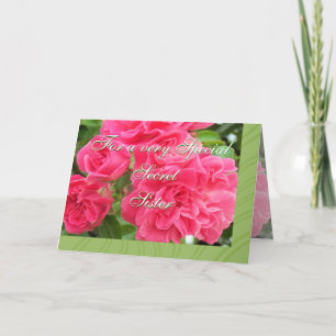 Cartão Para a Irmã Secreta personalizar