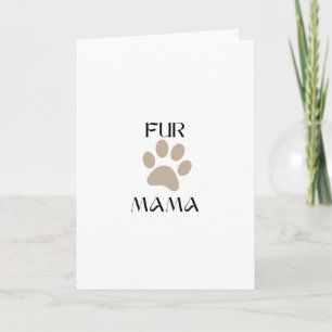 Cartão Para a Mamãe, Amante de Animais de Estimação Dia d