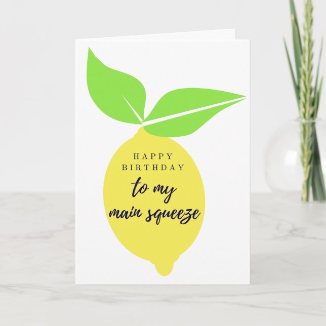 Cartão Para a minha placa de aniversário de aperto princi (Frente)