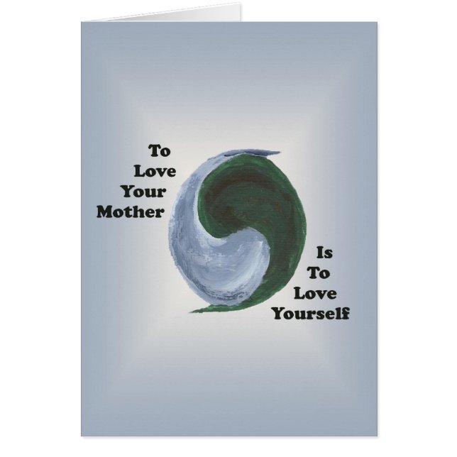 Cartão Para amar sua mãe (Frente)