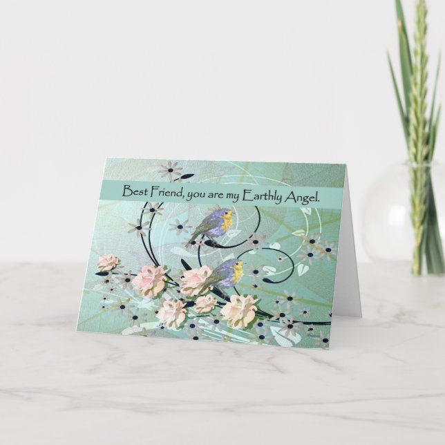 Cartão Para Amigo (Tchau Do Amigo De Doença Final) (Frente)