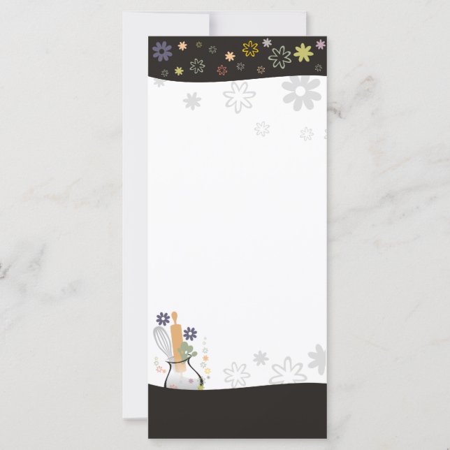 cartão para cablagem de marketing de vaso para pan (Frente)