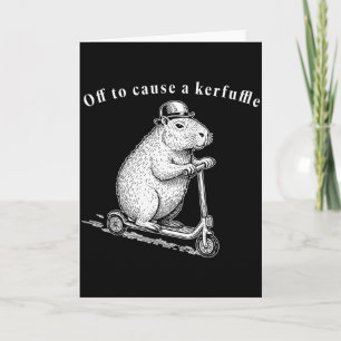 Cartão Para Causar uma Confusão, Pateta de Marmota em Sco